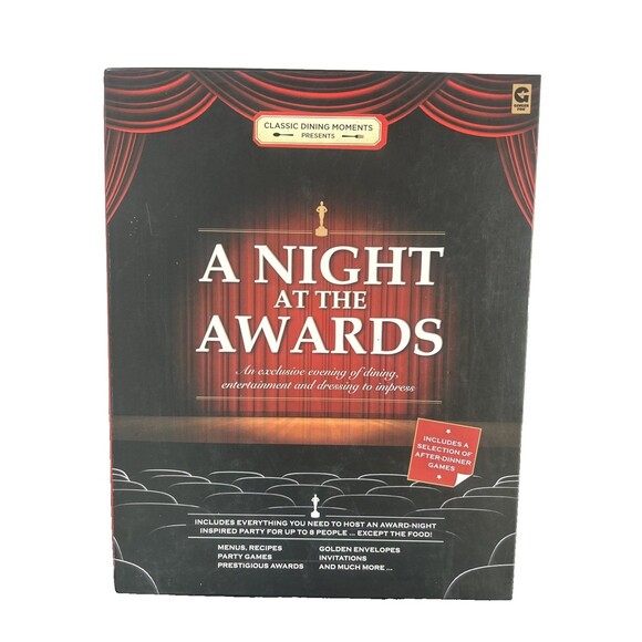 A Night At The Awards Dinner Party Game Awards Ceremony Glamorous Experience NEW - Picture 2 of 5